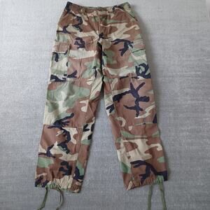 Propper Woodland Camo Pants Men Small Short 28x30 Cargo Combat Military Ripstop